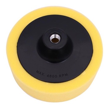 DYSK POLERSKI 150MM GĄBKA POLERSKA ŻÓŁTA NORMAL