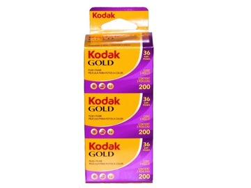 Цветная пленка Kodak Gold 200/36 НАБОР 3 УПАКОВКИ ПЛЕНКИ