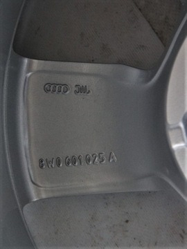 4× DISK HLINÍK AUDI OE 7.0" X 16" 5X112 ET 35