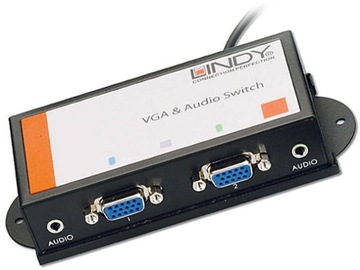 РАЗЪЕМ VGA AUDIO DSUB 3,5 мм ПЕРЕКЛЮЧАТЕЛЬ LINDY