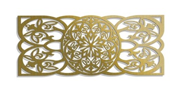 AŻUROWA DEKORACJA 3D,MANDALA KWIATOWA, 49x 119 cm