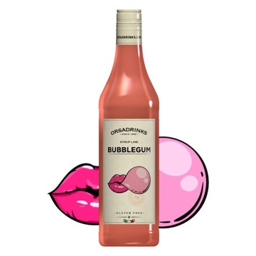 Syrop ODK Bubble Gum - Guma Balonowa 750ml