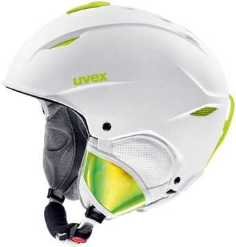 Kask narciarski UVEX PRIMO S 52-55cm white-lime