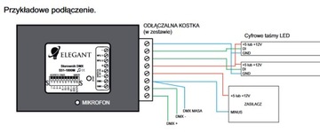 Контроллер RGB DMX для цифровых светодиодных лент S51 WS2811