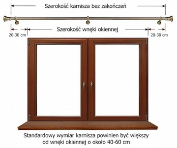 ПРОСТЫЕ КАРИЗЫ ДЛЯ ШТОР ОДИНОЧНЫЙ МЕТАЛЛИЧЕСКИЙ КАРДИНС 19 / 280