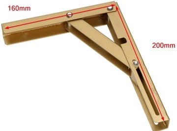 СКЛАДНОЙ УГЛОВОЙ КРОНШТЕЙН, РАСШИРЯЕМЫЙ 200 - 2 ШТ.
