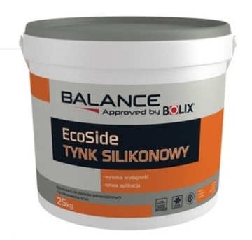 Bolix BALANCE EcoSide tynk silikonowy 25kg BIAŁY