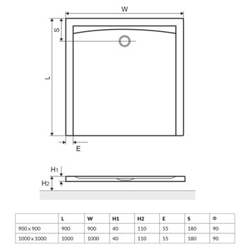 Лодзь-Бродзик акр FORMA 100x100 низкий Отлично