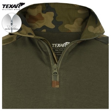 BLUZA WOJSKOWA TAKTYCZNA TEXAR COMBAT SHIRT PL CAMO MORO wz.93 L