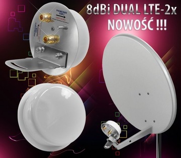 Излучающая антенна DUAL LTE 900/1800/2100 МГц 2x Nż