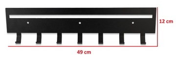 Wieszak na ubrania ścienny stylowy nowoczesny
