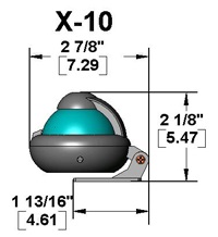 F031 КОМПАС RITCHIESPORT X-10-A СЕРЫЙ СИНИЙ