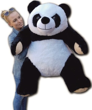Panda Velký Plyšový Medvídek Velký Plyšák 145cm.