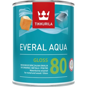 Водная эмаль Tikkurila Everal Aqua 10 40 80 НОВИНКА