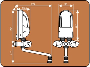 ПРОМОЧНЫЙ ВОДОНАГРЕВАТЕЛЬ DAFI 4.5 HEATER w6