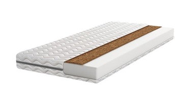 Materac piankowy PIANKA KOKOS 130x200 TWARDY H3 H4