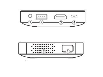 Мини-проектор KODAK Luma 75 Светодиодный проектор HDMI