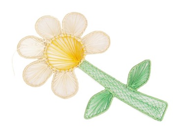 KWIAT KWIATEK DEKORACJA do POWIESZENIA na okno lub ścianę MARGERYTKA 25 cm