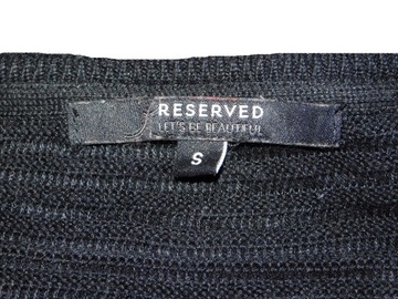 Reserved bluzka damska rozmiar 36 (S) czarna