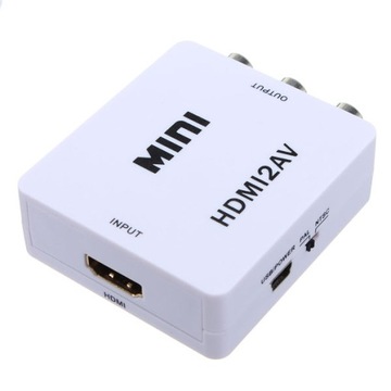 Конвертер сигнала HDMI в 3 разъема Cinch RCA 1080 Wwa