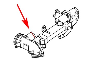 579a Заглушка EGR VOLVO D5 2.4 D S60 S80 V70 XC70