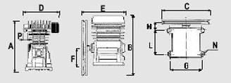 Компрессор Головка насоса компрессора Блок B3800B