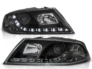 LAMPY SKODA OCTAVIA II 04-08R 1Z DAYLIGHT LED BLK