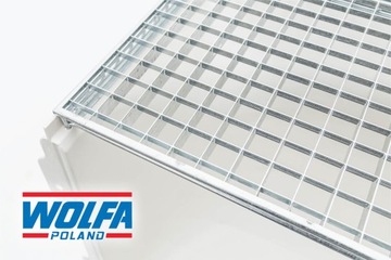 Желоб для освещения подвала LICHTSCHACHT WOLFA 100X100X40 СЕТКА GRADING