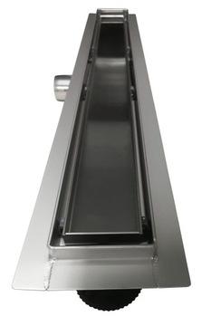 ЛИНЕЙНЫЙ СЛИВ НАПОЛЬНЫЙ ДУШ 90 СМ низкий, ПОЛНЫЙ слив 2в1