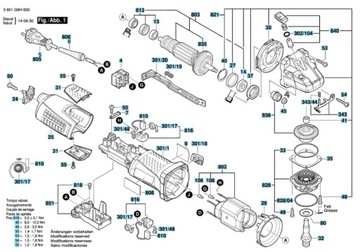 Ротор Bosch для GWS 15-125 GWS 17-125 оригинал.