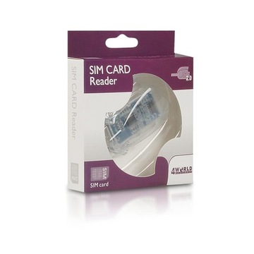 CZYTNIK KART SIM USB 4world 06149 SIM CARD READER