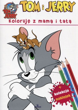 książeczka kolorowanka TOM I JERRY | 38130