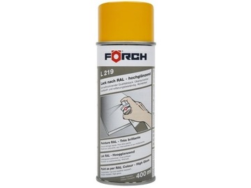 FORCH L219 SPRAY połysk RAL 1003 bdb. JAKOŚĆ 400ml