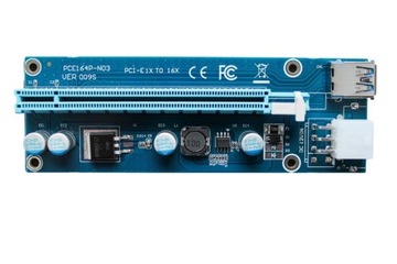 USB3.0 PCI-E PCI переходной кабель 1x-16x 6-контактный SATA 009S