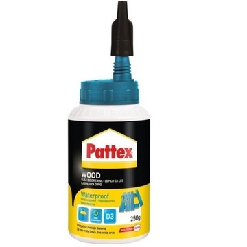 PATTEX ВОДОНЕПРОНИЦАЕМЫЙ КЛЕЙ ДЛЯ ДЕРЕВА D3 250G WOOD PROF