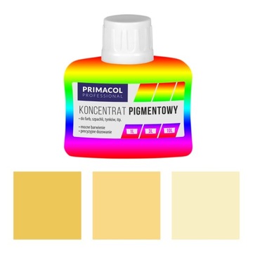 Koncentrat Pigment do Farb i Tynków 80ml miodowy