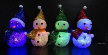 БОЛЬШОЙ СНЕГОВИК - СВЕТЯЩЕЕ НОВОГОДНЕЕ УКРАШЕНИЕ LED (k)