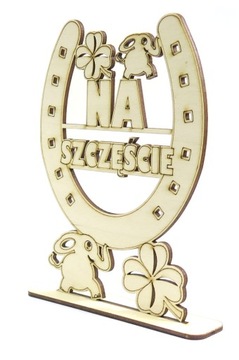 DECOUPAGE PODKOWA SŁOŃ KONICZYNA NA SZCZĘŚCIE YO47