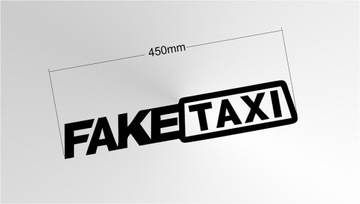 Наклейка FAKETAXI FAKE TAXI 45см