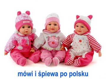 BABY duża LALKA BORN bobas mówi śpiewa PO POLSKU