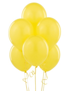 Balony Lateksowe Pastelowe ŻÓŁTE Chrzest Ślub Sylwester 12 cali 25szt.