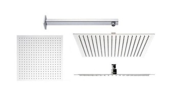 Bateria podtynkowa GROHE EUROCUBE deszczownica SLIM 30x30 cm.