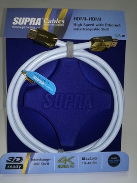 Кабель Supra HDMI 2.1 Ethernet, 3D, 4K — 1,0 м