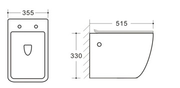 КАРКАС УНИТАЗА GEBERIT BASIC + СИДЕНЬЕ БЕЗОБОДКИ MEXEN VEGA