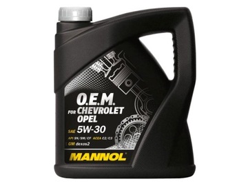 MANNOL OIL 5W/30 7701 OE OPEL 4L API SN/CF