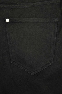 H&M Damskie Spodnie Czarne Jeansy Jeans Rurki Regular Waist XXS 32 25/30