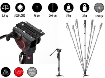 Видеомонопод Manfrotto XPRO MVMXPRO500