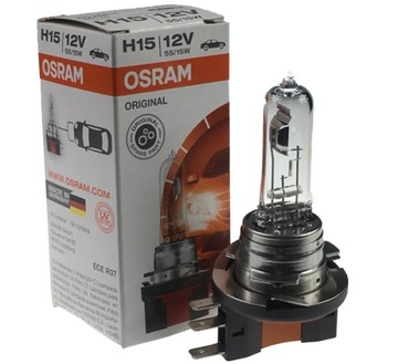 Лампа H15 OSRAM PGJ23t-1 15/55Вт 12В