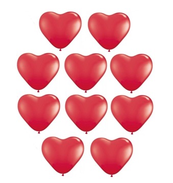 Воздушные шары сердце красное сердце 10 шт. Свадьба свадьба