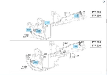 ORING POMPY PALIWA MERCEDES CDI USZCZELKA DIESEL